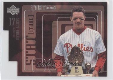 2000 Upper Deck - STAT(itude) - Die-Cut #S22 - Scott Rolen /100