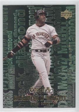 2000 Upper Deck Black Diamond Rookie Edition - Diamond Might #M9 - Barry Bonds