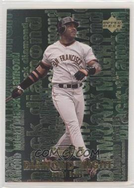 2000 Upper Deck Black Diamond Rookie Edition - Diamond Might #M9 - Barry Bonds