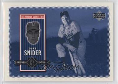 2000 Upper Deck Brooklyn Dodgers The Master Collection - [Base] #BD 2 - Duke Snider /250