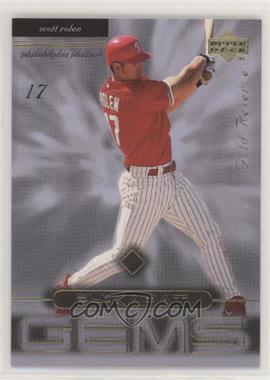 2000 Upper Deck Gold Reserve - 24 Karat Gems #K2 - Scott Rolen