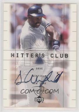 2000 Upper Deck Hitter's Club - Autographs #DW - Dave Winfield