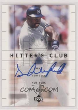 2000 Upper Deck Hitter's Club - Autographs #DW - Dave Winfield