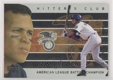 2000 Upper Deck Hitter's Club - Hitter's Club #HC2 - Alex Rodriguez