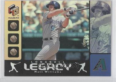 2000 Upper Deck HoloGrFX - Longball Legacy #LL11 - Matt Williams