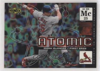 2000 Upper Deck Ionix - Atomic #A2 - Mark McGwire