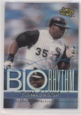 2000 Upper Deck Ionix - Biorhythm #B9 - Frank Thomas