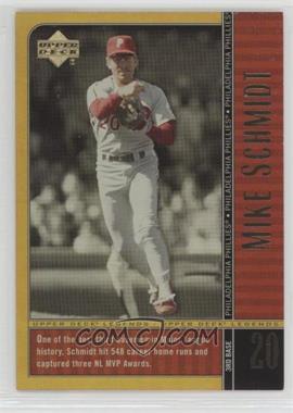 2000 Upper Deck Legends - [Base] - Commemorative Collection Gold Missing Serial Number #59 - Mike Schmidt