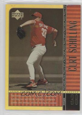 2000 Upper Deck Legends - [Base] - Commemorative Collection Gold Missing Serial Number #62 - Curt Schilling [Noted]