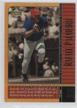 2000 Upper Deck Legends - [Base] - Commemorative Collection Gold Missing Serial Number #71 - Rafael Palmeiro