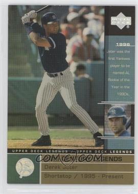 2000 Upper Deck Legends - [Base] - Commemorative Collection Missing Serial Number #129 - 20th Century Legends - Derek Jeter