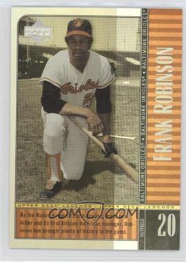 2000 Upper Deck Legends - [Base] - Commemorative Collection #50 - Frank Robinson /100