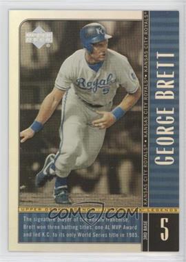 2000 Upper Deck Legends - [Base] - Commemorative Collection #67 - George Brett /100