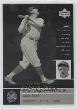 2000 Upper Deck Legends - [Base] #106 - 20th Century Legends - Babe Ruth