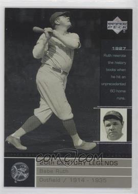 2000 Upper Deck Legends - [Base] #106 - 20th Century Legends - Babe Ruth