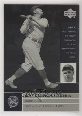 2000 Upper Deck Legends - [Base] #106 - 20th Century Legends - Babe Ruth