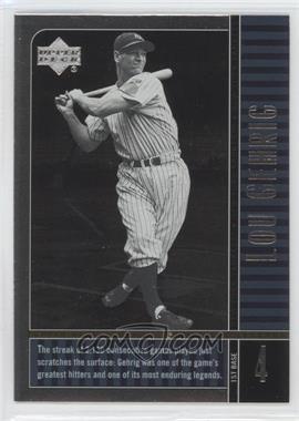 2000 Upper Deck Legends - [Base] #86 - Lou Gehrig