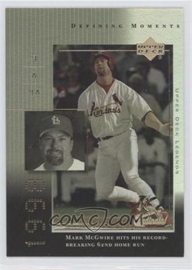 2000 Upper Deck Legends - Defining Moments #DM10 - Mark McGwire