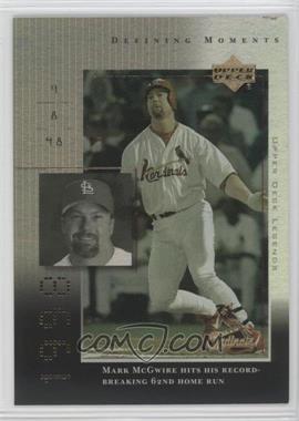 2000 Upper Deck Legends - Defining Moments #DM10 - Mark McGwire [Noted]