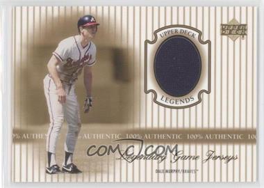 2000 Upper Deck Legends - Legendary Game Jerseys #J-DM - Dale Murphy