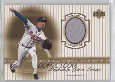 2000 Upper Deck Legends - Legendary Game Jerseys #J-GM - Greg Maddux