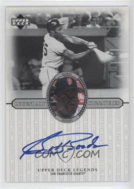 2000 Upper Deck Legends - Legendary Signatures #S-BB - Bobby Bonds