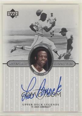 2000 Upper Deck Legends - Legendary Signatures #S-LB - Lou Brock