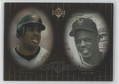 2000 Upper Deck Legends - Reflections in Time #R7 - Willie Mays, Barry Bonds