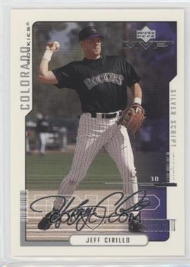 2000 Upper Deck MVP - [Base] - Silver Script #180 - Jeff Cirillo