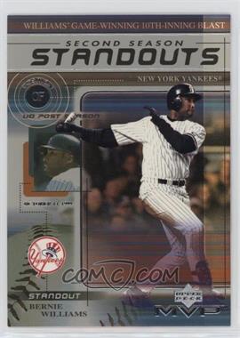 2000 Upper Deck MVP - Second Season Standouts #SS5 - Bernie Williams