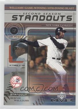 2000 Upper Deck MVP - Second Season Standouts #SS5 - Bernie Williams