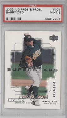 2000 Upper Deck Pros & Prospects - [Base] #101 - Prospective Superstars - Barry Zito /1350 [PSA 9 MINT]