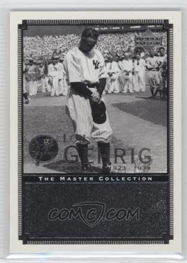 2000 Upper Deck The Master Collection All-Time New York Yankees - Game Used Bat #ATY11 - Lou Gehrig (Card Issued without Memorabilia) /500