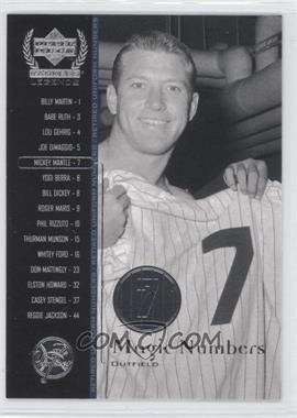 2000 Upper Deck Yankee Legends - [Base] #55 - Mickey Mantle