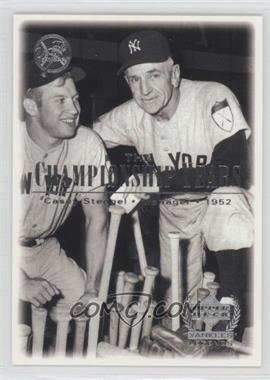 2000 Upper Deck Yankee Legends - [Base] #80 - Mickey Mantle, Casey Stengel