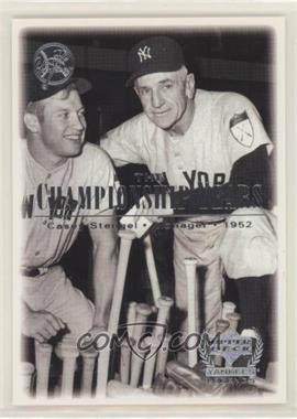 2000 Upper Deck Yankee Legends - [Base] #80 - Mickey Mantle, Casey Stengel