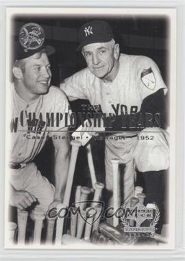 2000 Upper Deck Yankee Legends - [Base] #80 - Mickey Mantle, Casey Stengel