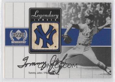 2000 Upper Deck Yankee Legends - Legendary Lumber - Gold #TJ-LL - Tommy John