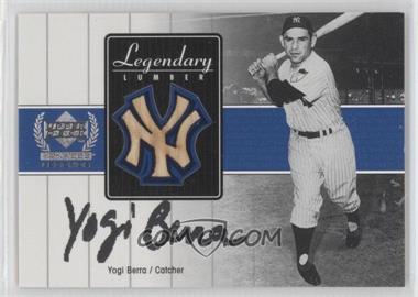 2000 Upper Deck Yankee Legends - Legendary Lumber #YB-LL - Yogi Berra