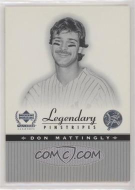 2000 Upper Deck Yankee Legends - Legendary Pinstripes #DM-LP - Don Mattingly