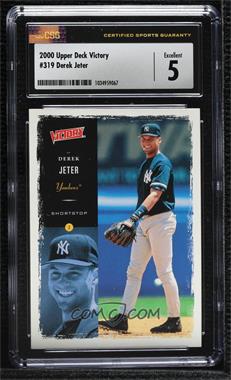 2000 Victory - [Base] #319 - Derek Jeter [CSG 5 Excellent]