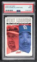 Mark McGwire, Ray Lankford [PSA 9 MINT]