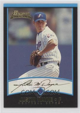 2001 Bowman - [Base] - Gold #440 - Justin Wayne