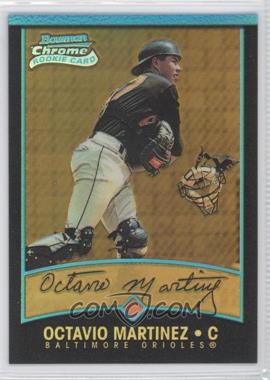 2001 Bowman Chrome - [Base] - Gold Refractor #155 - Rookie Refractors - Octavio Martinez /99