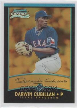 2001 Bowman Chrome - [Base] - Gold Refractor #178 - Rookie Refractors - Darwin Cubillan /99