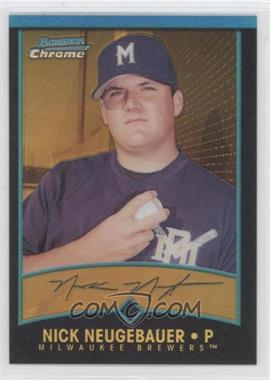 2001 Bowman Chrome - [Base] - Gold Refractor #211 - Nick Neugebauer /99