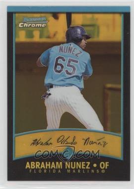 2001 Bowman Chrome - [Base] - Gold Refractor #226 - Abraham Nunez /99