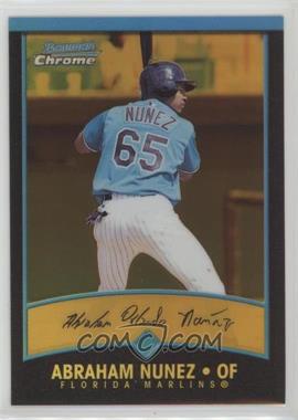 2001 Bowman Chrome - [Base] - Gold Refractor #226 - Abraham Nunez /99