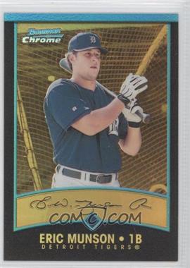 2001 Bowman Chrome - [Base] - Gold Refractor #301 - Eric Munson /99