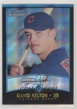 2001 Bowman Chrome - [Base] - X-Fractor #282 - David Kelton